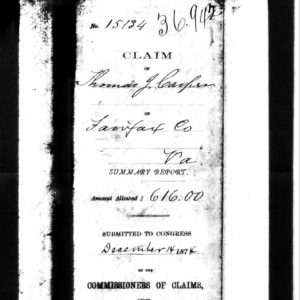 Thomas Jefferson Carper, Prospect Hill, Lydia L. Slack Carper